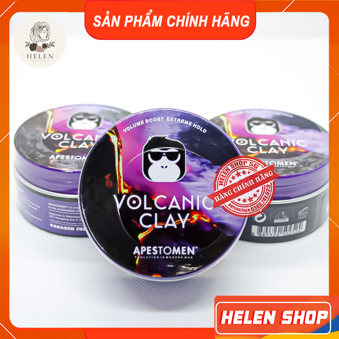 Sáp Vuốt Tóc Nam Apestomen Volcanic Clay 80g Hàng Chính Hãng