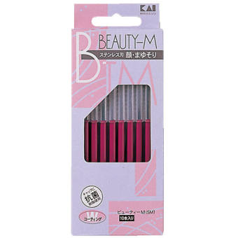 DAO CẠO LÔNG MÀY KAI NHẬT BẢN (SET 10 CÁI) - HÀNG NỘI ĐỊA NHẬT , dùng để tỉa chân mày và cạo lông.