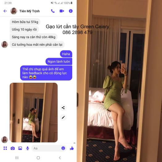 GẠO LỨT CẦN TÂY - Giữ dáng đẹp da thanh lọc cơ thể