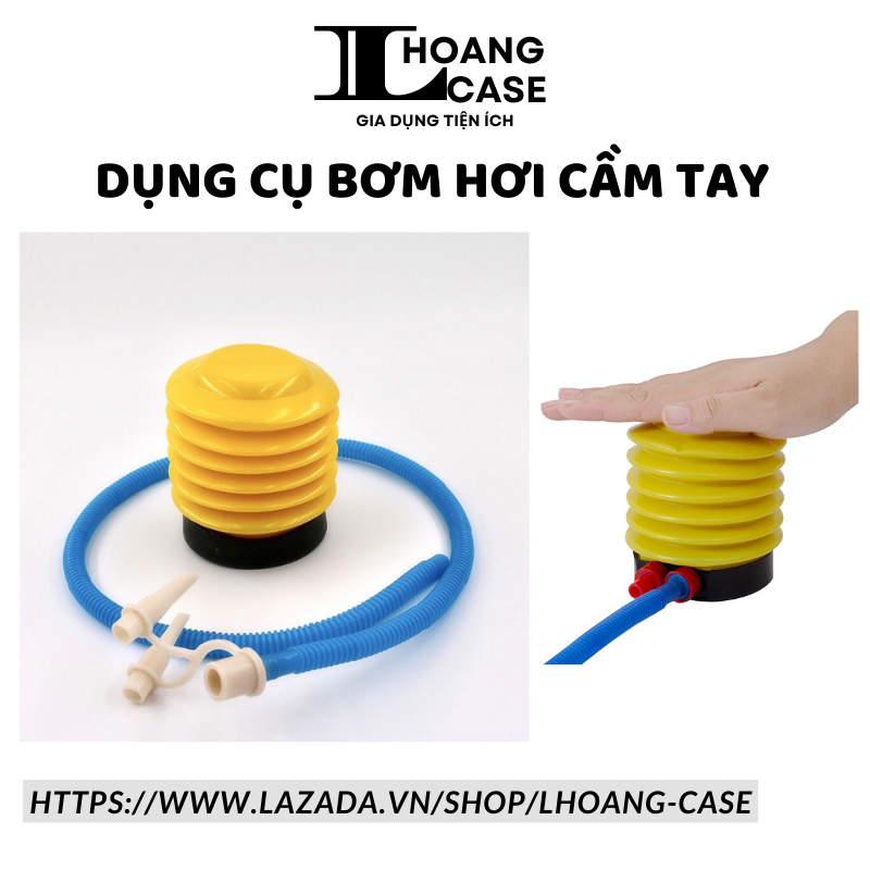 Dụng cụ bơm hơi cầm tay mini, bơm bóng bay, bơm phao bơi - dụng cụ hút hơi tiện lợi