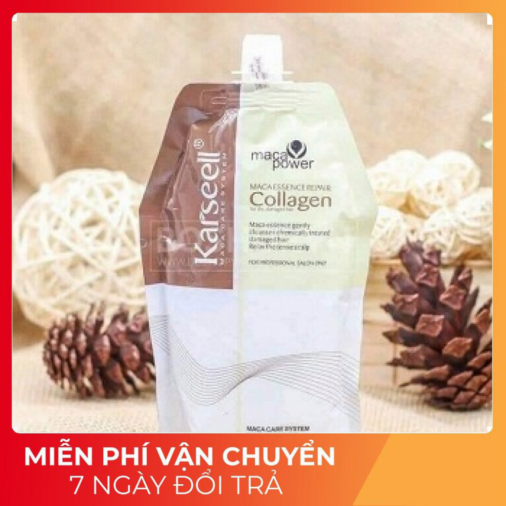 Kem Ủ Tóc Collagen Phục Hồi Tóc Chuyên Sâu Giúp Tóc Bóng Mượt Chắc Khỏe - Dầu Hấp Ủ Tóc Siêu Mềm Mượt Phục Hồi Tóc Hư Tổn Hiệu Quả Cực Tốt