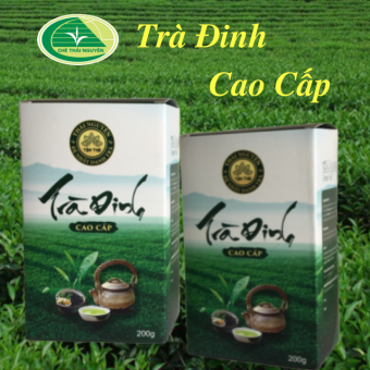 Trà Đinh Thượng Hạng Hộp 200g - Trà Xanh Tâm Thái - Trà Đinh Ngọc Tân Cương Thái Nguyên