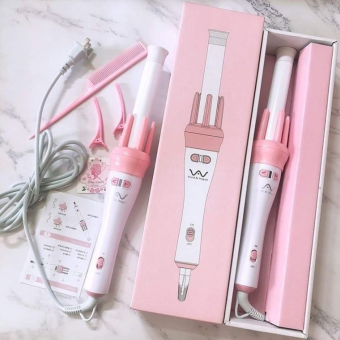 Máy uốn tóc xoăn xoay tự động 360° VIVID & VOGUE, máy làm tóc uốn xoăn tự động