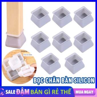 Vỏ Bọc Chân Bàn Ghế Bằng Silicon , Chống Ồn Co Giãn Tốt - Bịt Chân Bàn Chống Trượt , Miếng Silicon Bọc Chân Ghế Chống Trầy Sàn Nhà - Silicon  Bọc Bảo Vệ Chân Bàn Ghế Dẻo Dai Bền Bỉ