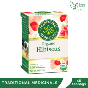 Traditional Medicinals Organic Hibiscus Tea - Caffeine Free (16 bags)
