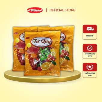 Combo 3 Kẹo Cứng Tứ Quý Bibica 70g