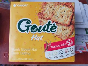 BÁNH GOUTE HẠT DINH DƯỠNG - 316,8G