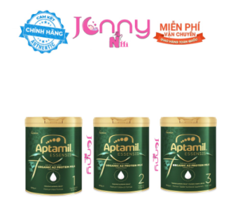 Sữa Aptamil Essensis Số 3, 2,1 Dòng Sữa Hữu Cơ Organic Tăng Đề Kháng Hộp 900G