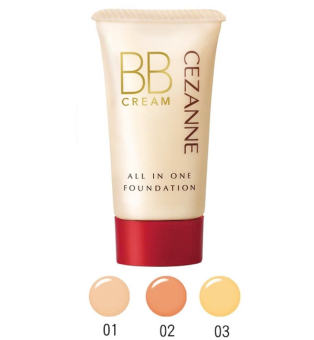 KEM NỀN 5IN1 CEZANNE BB CREAM CÓ CHỐNG NẮNG SPF23 PA++ (TUÝP 40GR)