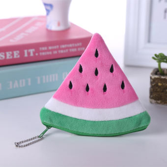 Túi Đựng Điện Thoại Quả Dứa Màu Cam, Hình Quả Dưa Hấu, Hình Hoạt Hình, Bằng Vải Nhung Lông