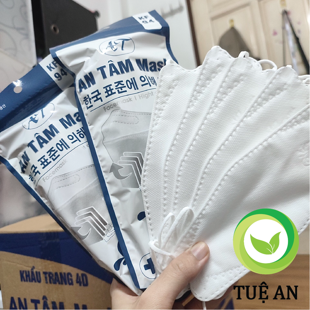 50 cái Khẩu trang 4 lớp kháng khuẩn KF94