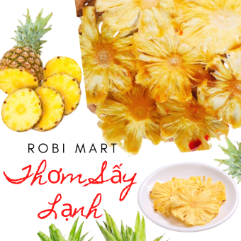 Detox Dứa (Thơm/ Khóm) Sấy Khô - Trọng Lượng 250 Gram