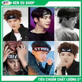 Băng Đô Thể Thao Thấm Hút Mồ Hôi Họa Tiết (Được Chọn Mẫu)