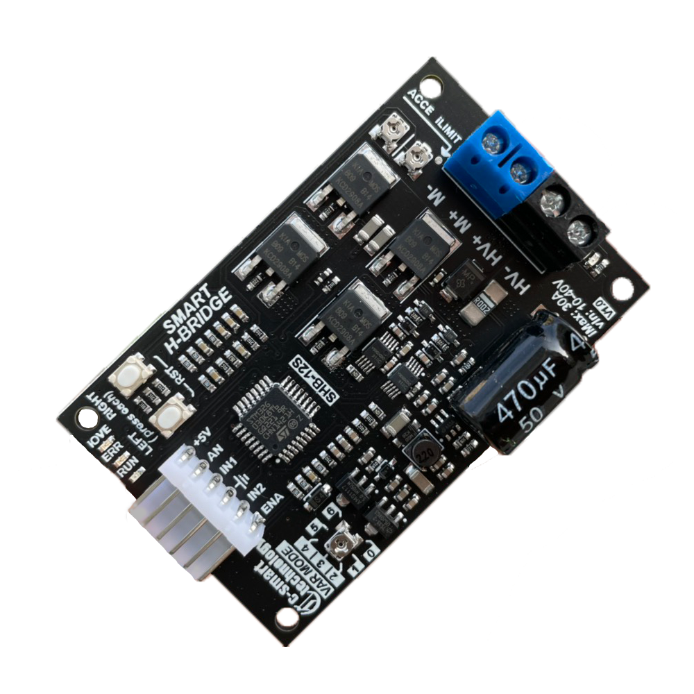 Mạch cầu h, smart h-bridge, esc chổi than, mạch điều khiển động cơ dc, mạch đảo chiều động cơ, động cơ chổi than, mạch điều tốc, module điều khiển động cơ, cc_shbr12s