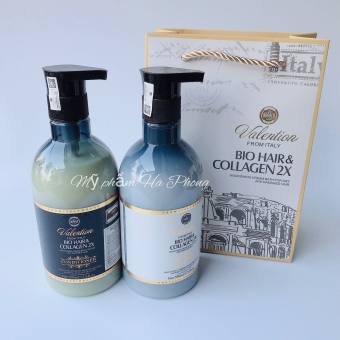Dầu gội đầu Valention dầu xả Valention hương nước hoa, phục hồi mềm mượt ngăn gẫy rụng gầu Cặp 500ml, 800ml ( Chính Hãng )