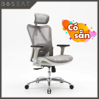 SIHOO M57, M57B, có gác chân - Ghế xoay làm việc văn phòng thiết kế công thái học Ergonomic, điều chỉnh lưng bảo vệ cột sống