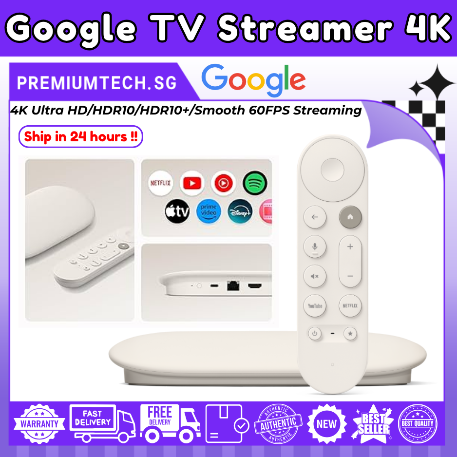 Chromecast Google Tv Singapore - 4K Hdr Android Tv Box With Dolby