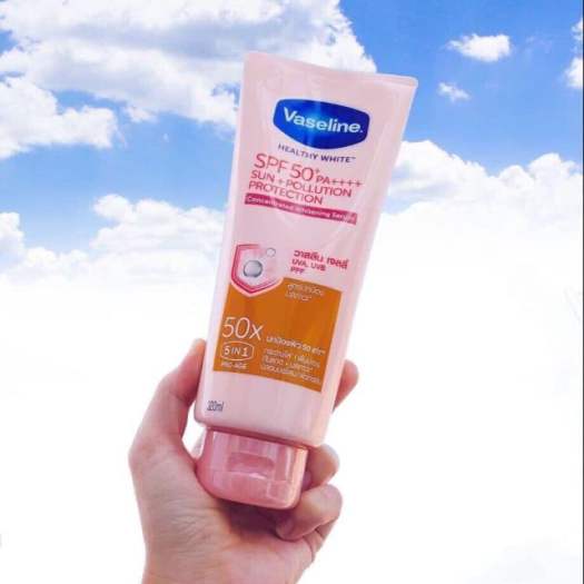 Sữa Dưỡng Thể Vaseline 50x SPF 50++ Tuýp to 320ml Thái Lan chính hãng ( VASALIN VASELIN VASALINE)