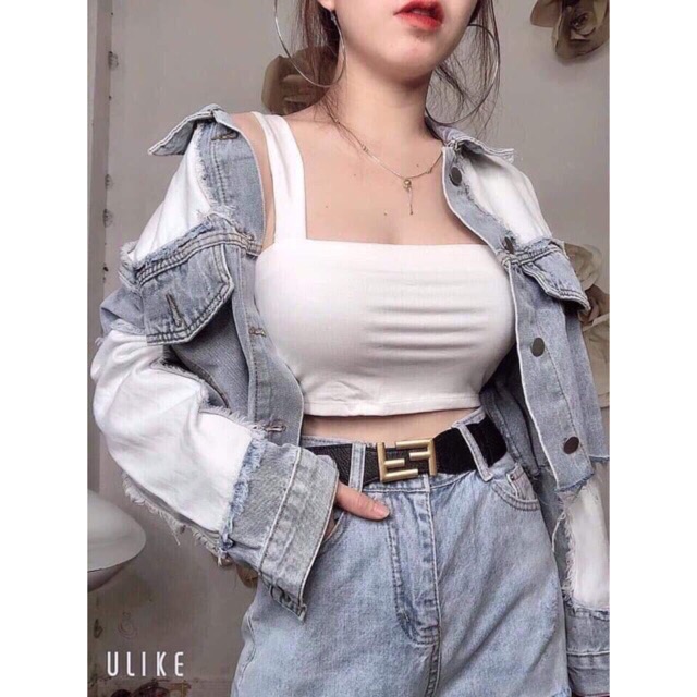 Áo Crotop 2 dây bản to