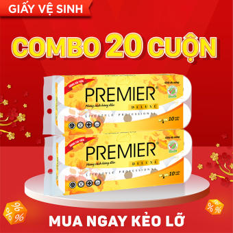Giấy Vệ Sinh Premier Deluxe - combo 20 cuộn
