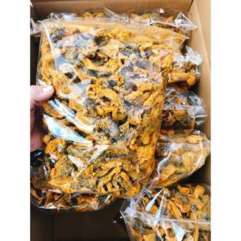 1KG Da cá sấy giòn lắc trứng muối hàng ngon chuẩn vị