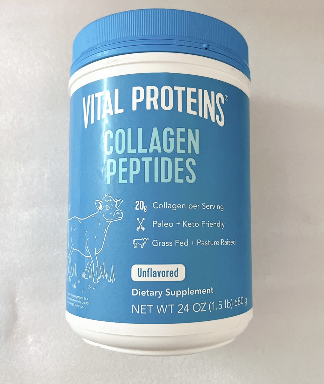 Bột pha uống Vital Protein Collagen Peptides 680g