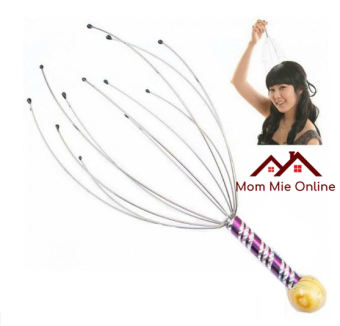 Một dụng cụ mát xa đầu thư giãn, mát xa gáy, mát xa gội đầu dưỡng sinh - K021