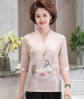 Bộ quần áo trung niên cho mẹ / Bồ đồ quần ống suông cho mẹ / Thời trang trung niên mùa hè / Quần áo người mẹ U50