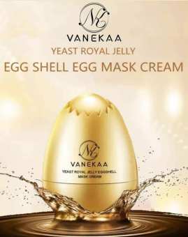 Mặt nạ quả trứng chống lão hóa xóa nhăn vanekaa yeast royal jelly egg shell mask cream