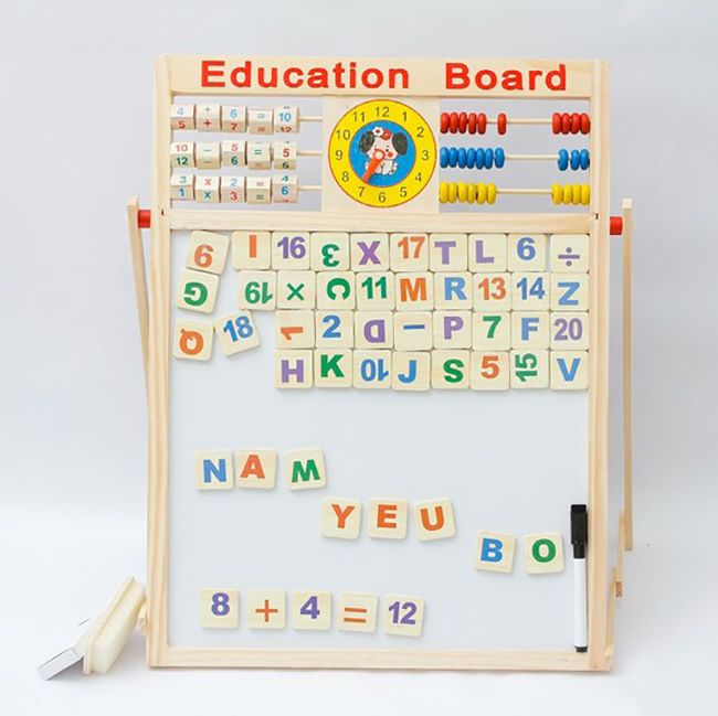 Bảng Ghép Số Và Chữ Có thông Minh Có Nam Chân Hút - Bộ Xếp hình nam Châm Giúp Bé Phát Triển Tư Duy