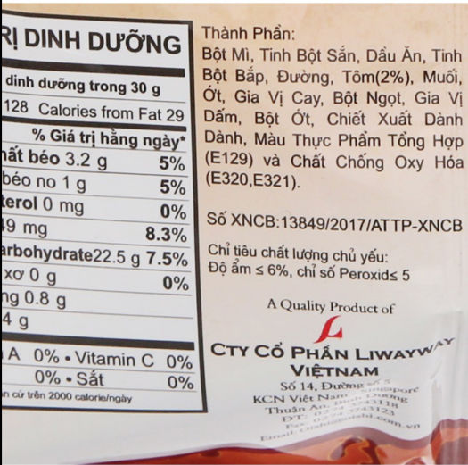 Bim Bim Snack Tôm Cay Oishi Đặc Biệt 35/40g-Ăn Vặt Sumo Snack