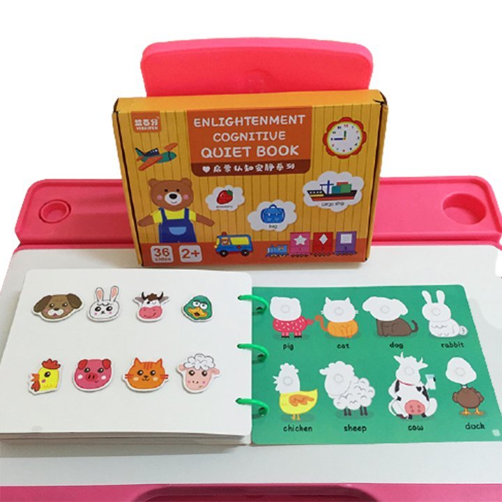 Học liệu bóc dán montessori cơ bản và toán học 17 chủ đề 34 trang