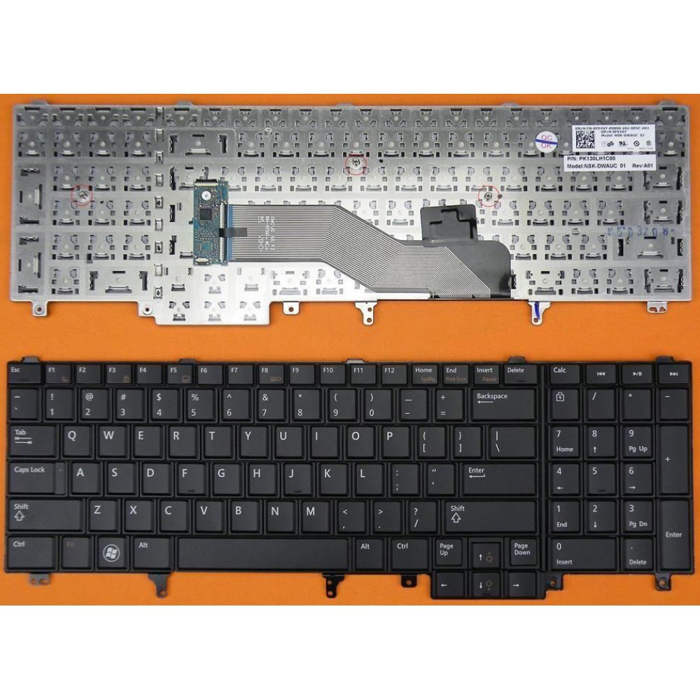 Bàn phím laptop dell precision m2800 m4600 m6600 m4700 m4800 m6700