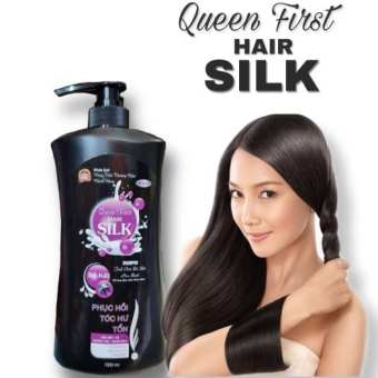 CHAI 1000ML DẦU GỘI ĐẦU BỒ KẾT SILK DƯỠNG TÓC SUÔNG MƯỢT ÓNG Ả - BỒ KẾT ĐEN