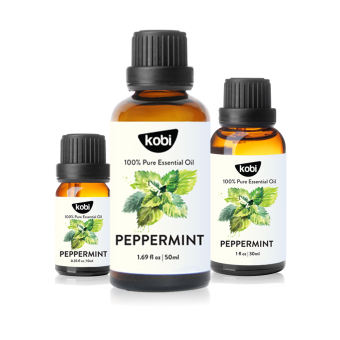 Combo siêu tiết kiệm gồm 3 chai tinh dầu Bạc Hà Kobi Peppermint essential oil nguyên chất