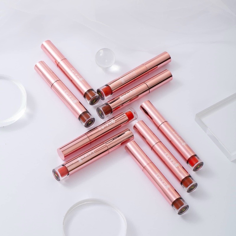 Son kem lì ha:py mattle lipcream 3.5ml mềm mượt nhung lì dưỡng ẩm mềm môi