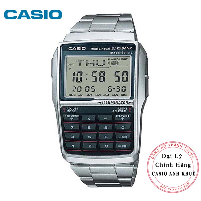 Đồng hồ casio dbc-32d-1adf dây kim loại