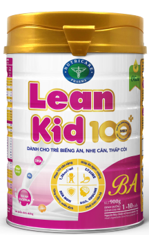 SỮA LEAN KID 100+ BA (1 - 10 TUỔI) 900G