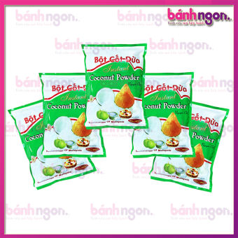 Bộ 5 gói bột cốt dừa coconut powder 50g ( 5 goi x 50g )