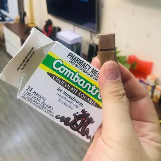 Tẩy Giun Socola Úc Combantrin - VỈ 6 VIÊN