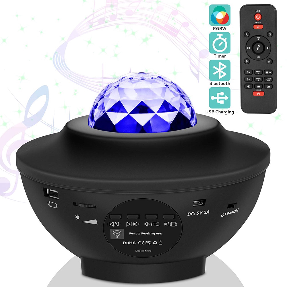 Same Product From Tik Tok! Gifts for Kids 3D Print Star Moon Lamp Colorful Change Atmosphere lamp Galaxy Projector Star Starry Sky LED Night Light Projector Moon Lamp USB Bedroom Lamp
