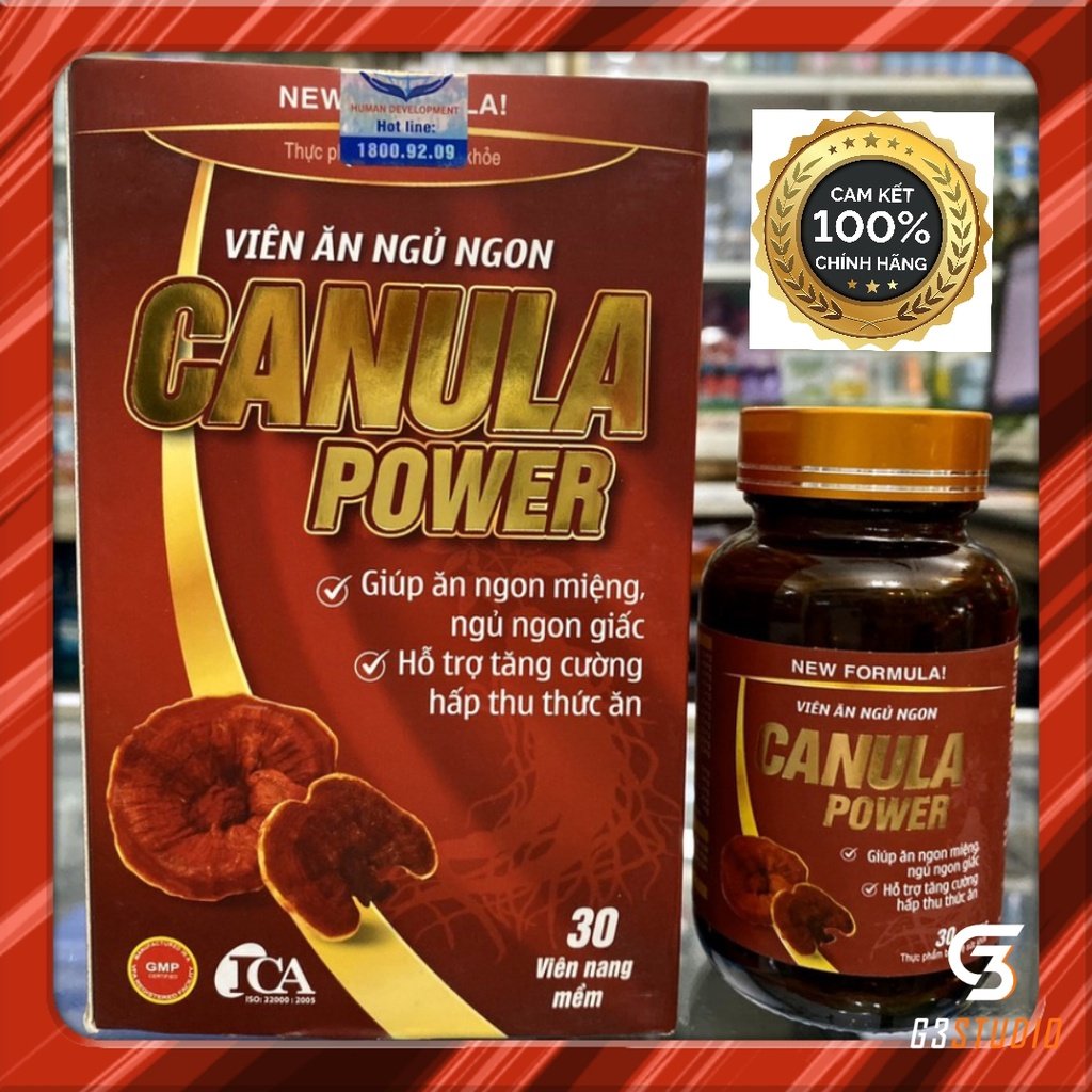 - canula power h30v - viên ăn ngủ ngon, tăng cường hấp thu thức ăn