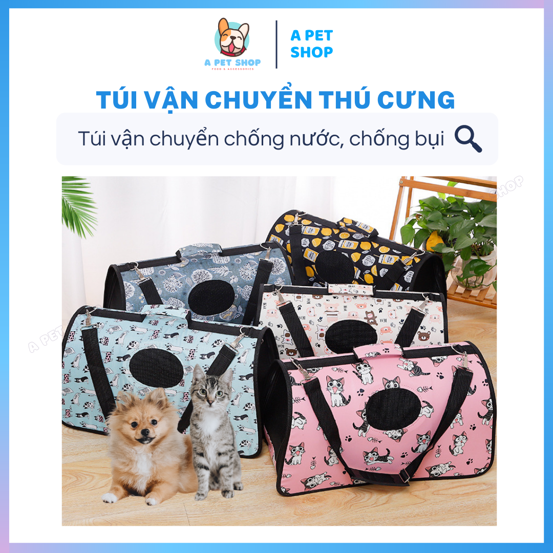 Túi vận chuyển chó mèo size L / XL - Balo thú cưng a pet shop