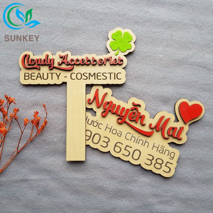 Bảng gỗ cầm tay - bảng tên shop - bảng chụp ảnh sản phẩm quảng cáo - thiết kế miễn phí