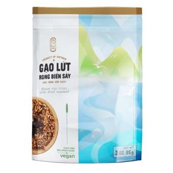 Gạo Lứt Rong Biển Sấy Hoa Sen (Túi 85g)