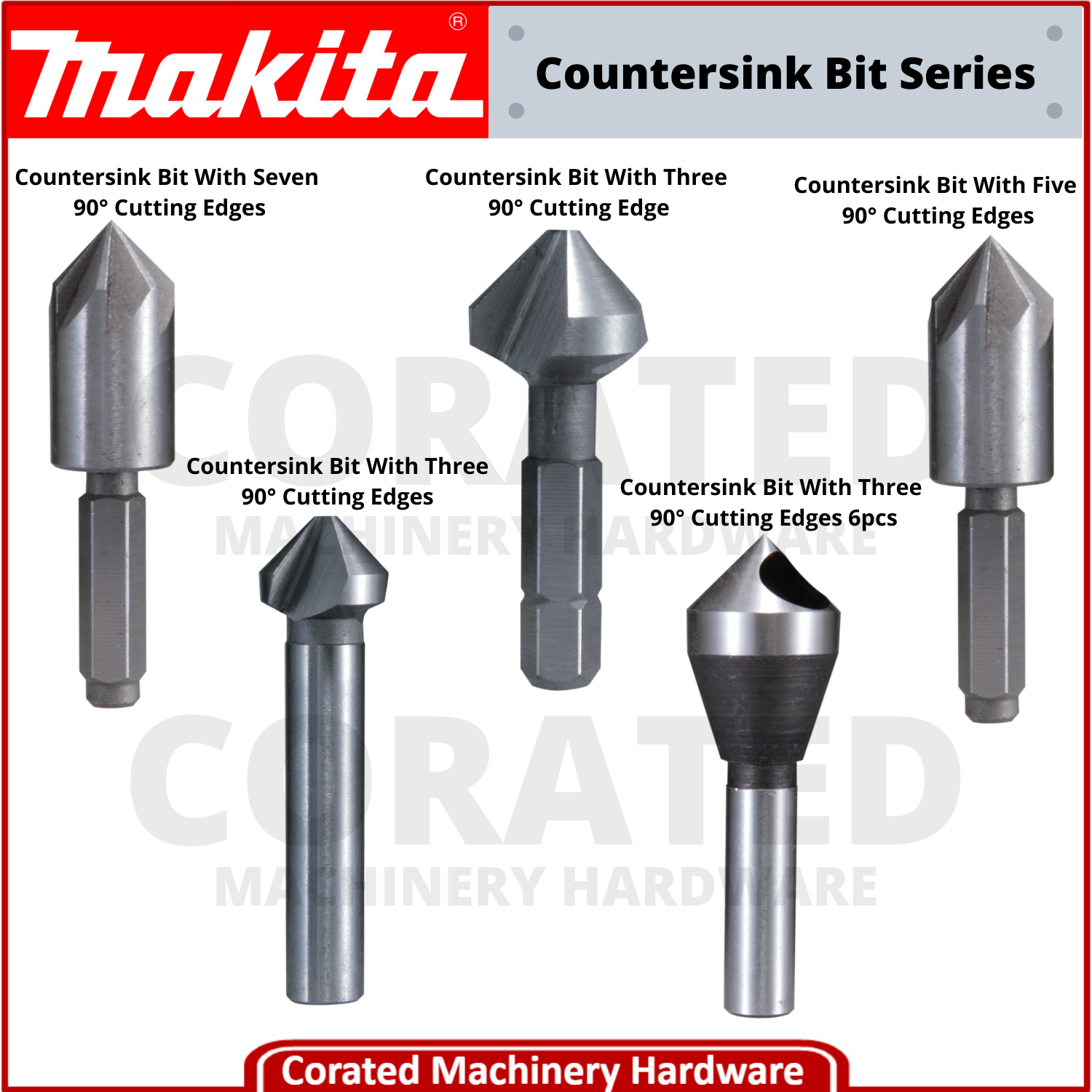 Makita best sale countersink bit