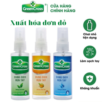 Nước rửa tay khô Greencrooss_dạng xịt 70 ml(Xuất hoá đơn đỏ)-[FREE SHIP] TỪ ĐƠN 50K,