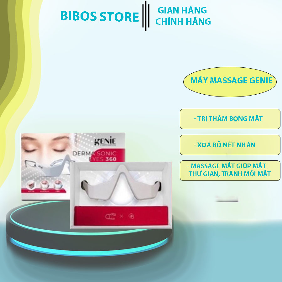 Máy massage genie derma sonic eyes 360 trị thâm bọng mắt hàn quốc