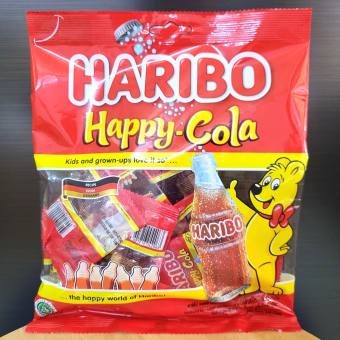 HARIBO - gói ĐỎ 200g / 16 gói - KẸO DẺO HƯƠNG COLA TỰ NHIÊN / THỔ NHĨ KỲ / Happy Cola Jelly Candy (HALAL)