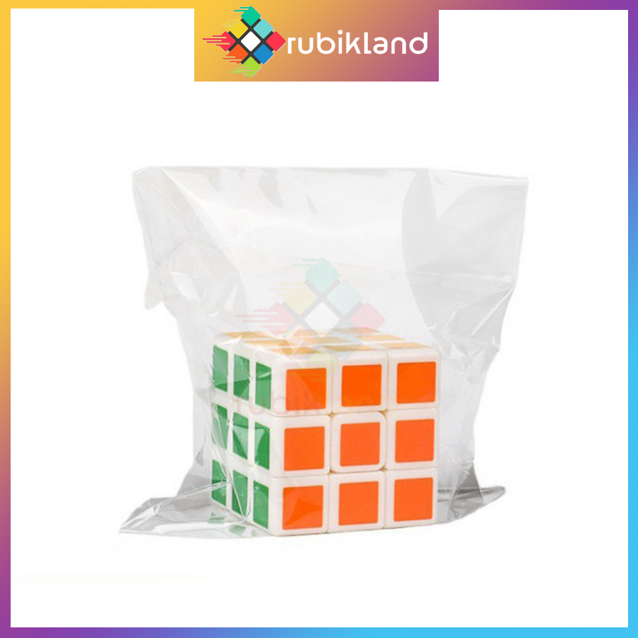 Rubik 3x3 Mini 3cm QiYi Stickerless Rubic 3 Tầng Không Viền Đồ Chơi Trí Tuệ